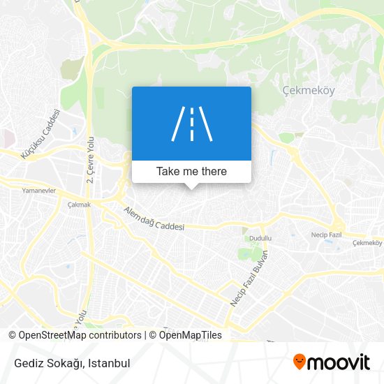 Gediz Sokağı map