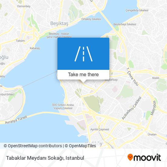 Tabaklar Meydanı Sokağı map