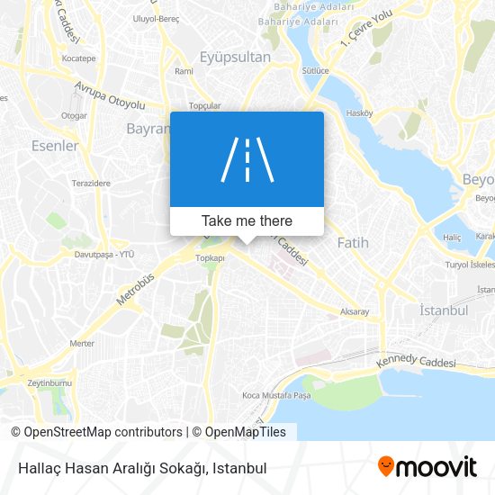 Hallaç Hasan Aralığı Sokağı map