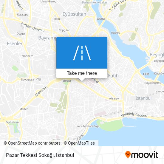 Pazar Tekkesi Sokağı map