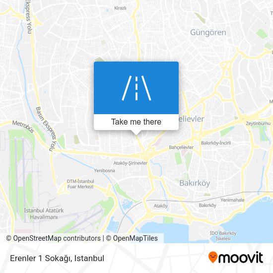 Erenler 1 Sokağı map