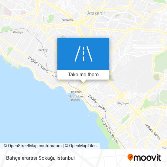 Bahçelerarası Sokağı map