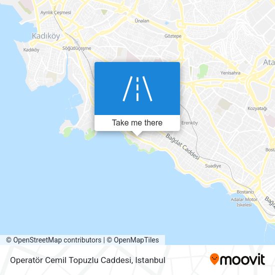 Operatör Cemil Topuzlu Caddesi map