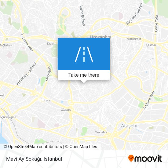 Mavi Ay Sokağı map