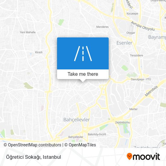 Öğretici Sokağı map