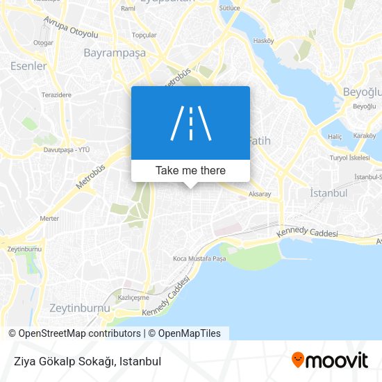 Ziya Gökalp Sokağı map