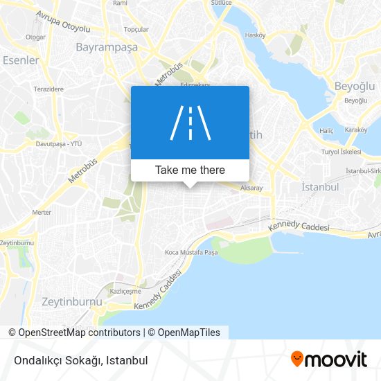 Ondalıkçı Sokağı map