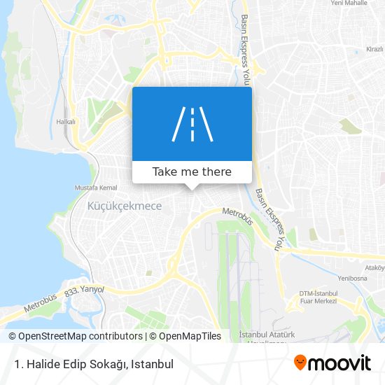 1. Halide Edip Sokağı map