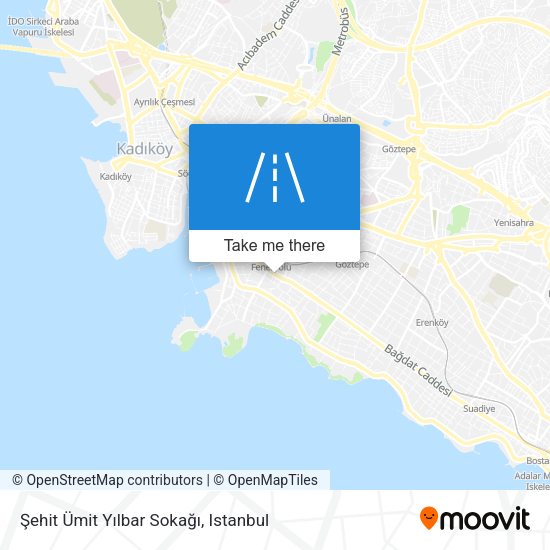 Şehit Ümit Yılbar Sokağı map