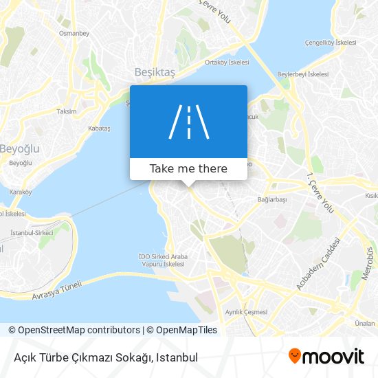 Açık Türbe Çıkmazı Sokağı map