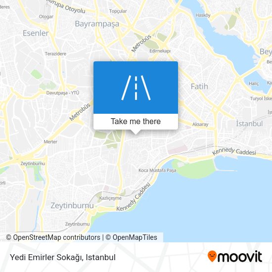 Yedi Emirler Sokağı map