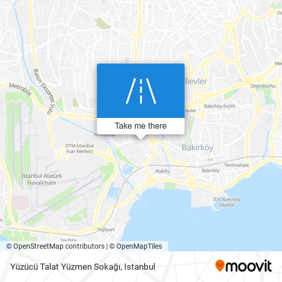 Yüzücü Talat Yüzmen Sokağı map