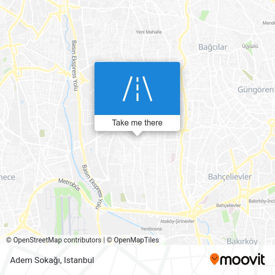 Adem Sokağı map