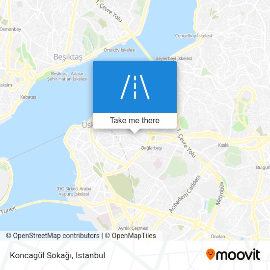 Koncagül Sokağı map