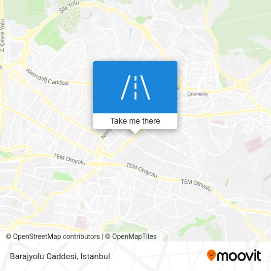 Barajyolu Caddesi map