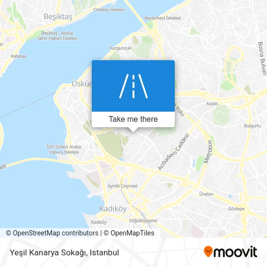 Yeşil Kanarya Sokağı map