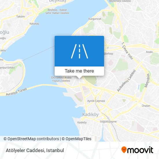 Atölyeler Caddesi map