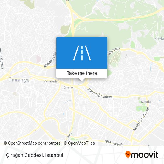 Çırağan Caddesi map
