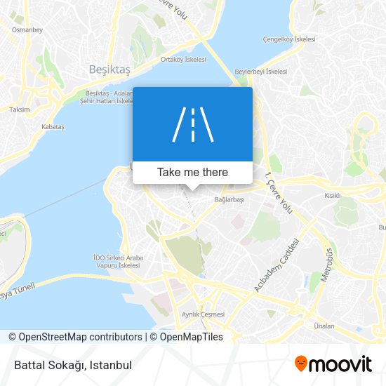Battal Sokağı map