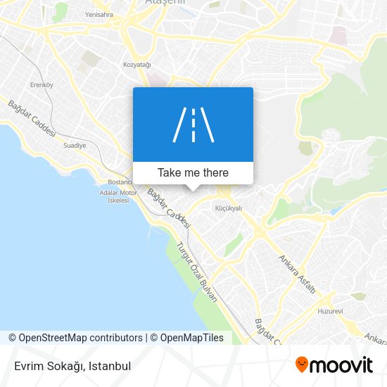 Evrim Sokağı map
