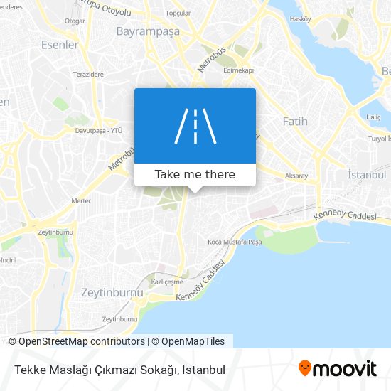 Tekke Maslağı Çıkmazı Sokağı map