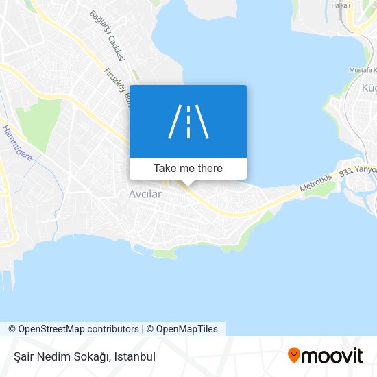 Şair Nedim Sokağı map