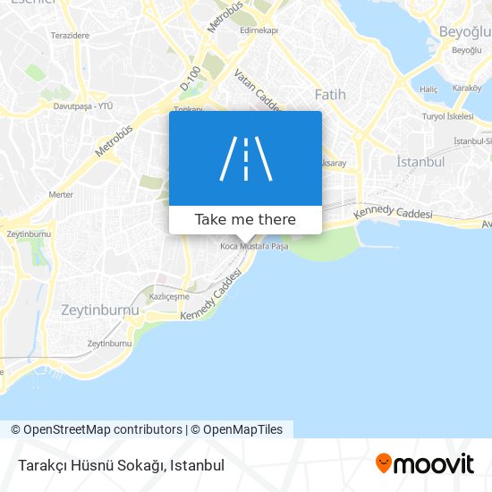 Tarakçı Hüsnü Sokağı map