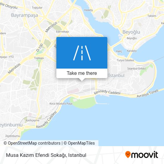 Musa Kazım Efendi Sokağı map