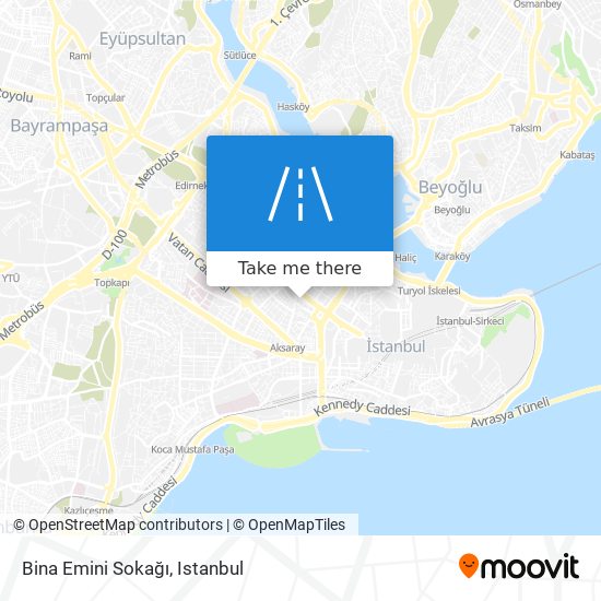 Bina Emini Sokağı map
