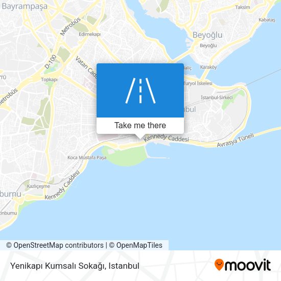 Yenikapı Kumsalı Sokağı map