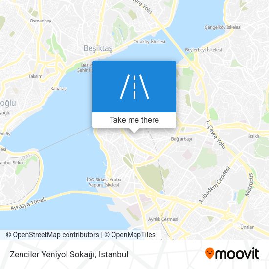 Zenciler Yeniyol Sokağı map