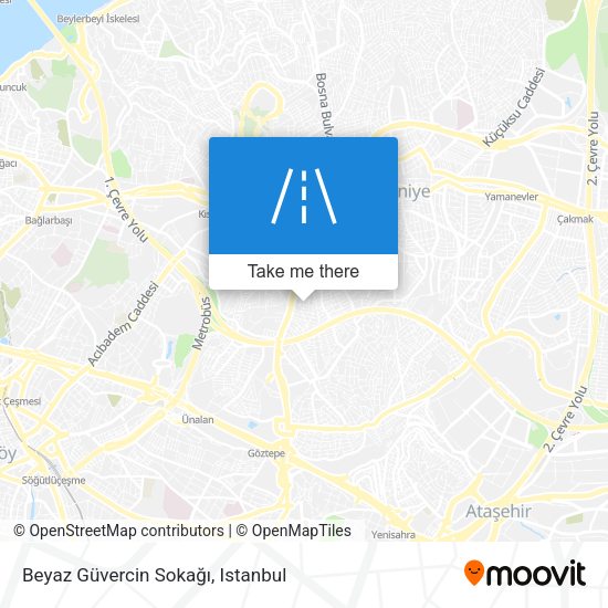 Beyaz Güvercin Sokağı map