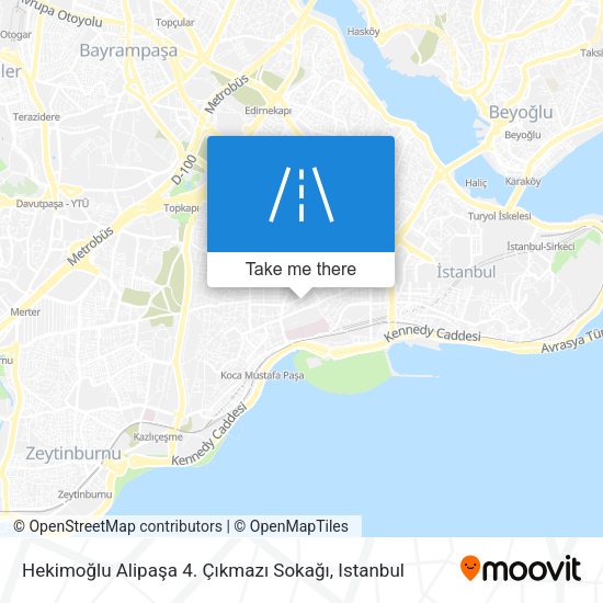 Hekimoğlu Alipaşa 4. Çıkmazı Sokağı map