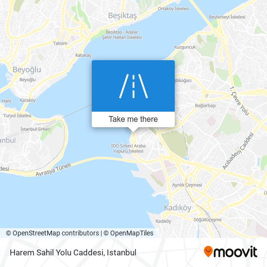 Harem Sahil Yolu Caddesi map