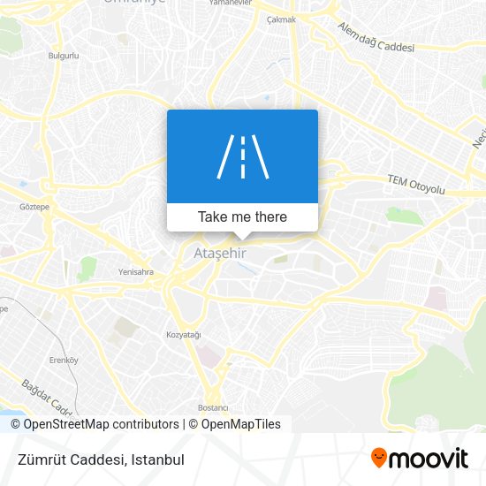 Zümrüt Caddesi map