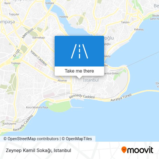 Zeynep Kamil Sokağı map