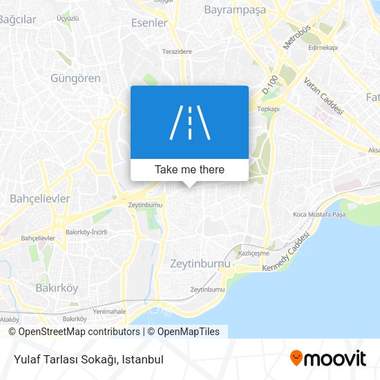 Yulaf Tarlası Sokağı map