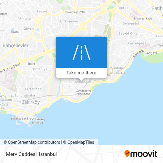 Merv Caddesi map