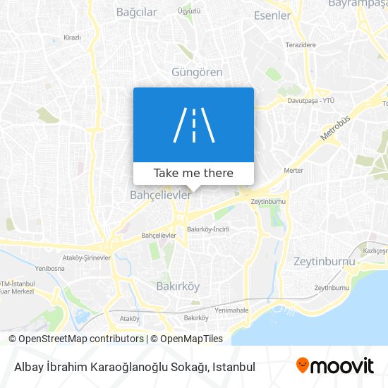 Albay İbrahim Karaoğlanoğlu Sokağı map