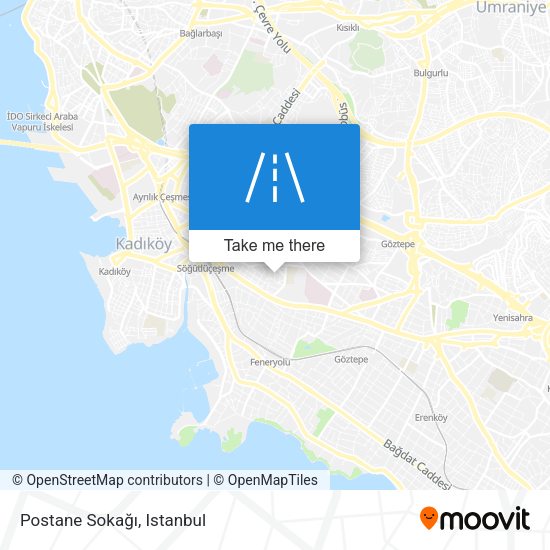 Postane Sokağı map