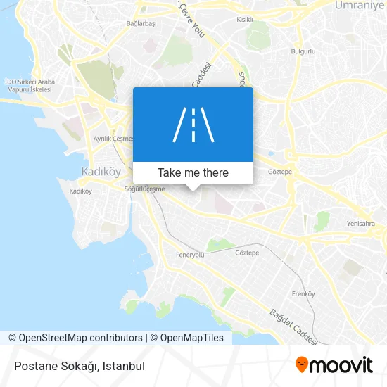 Postane Sokağı map