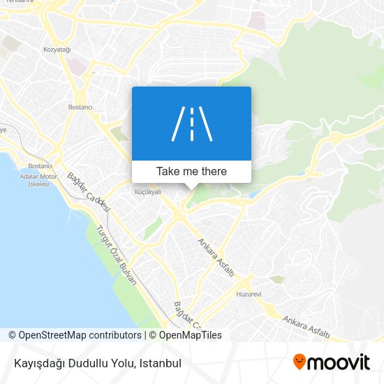 Kayışdağı Dudullu Yolu map