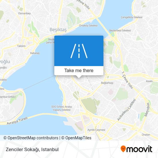 Zenciler Sokağı map