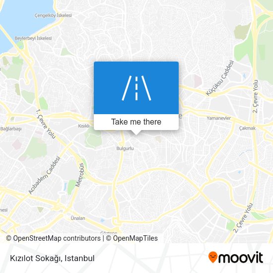 Kızılot Sokağı map