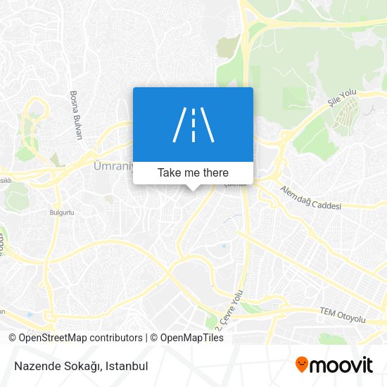 Nazende Sokağı map