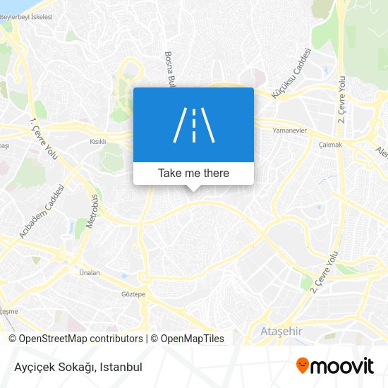 Ayçiçek Sokağı map