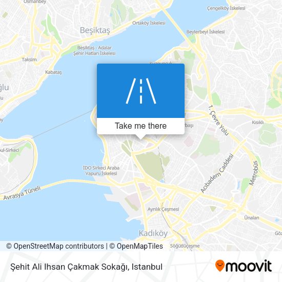 Şehit Ali Ihsan Çakmak Sokağı map