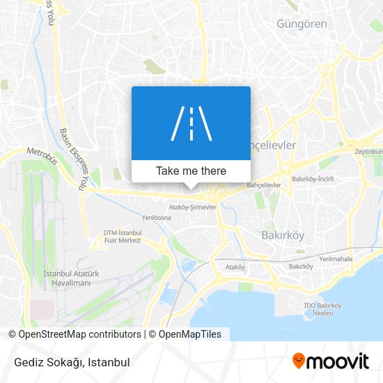 Gediz Sokağı map