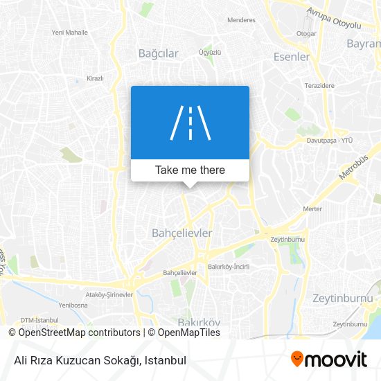 Ali Rıza Kuzucan Sokağı map
