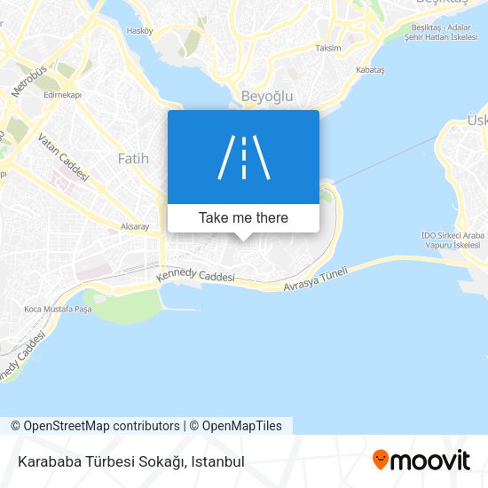 Karababa Türbesi Sokağı map